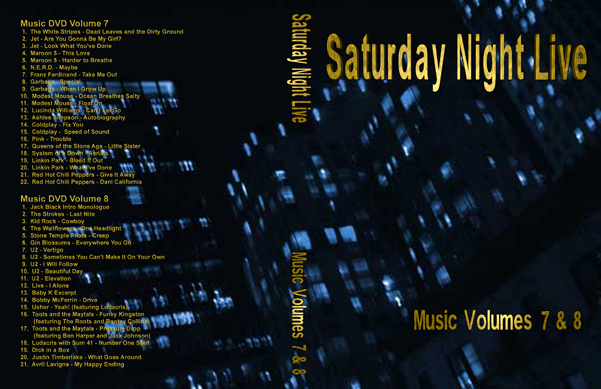 Music DVD Case Volume 7 and 8